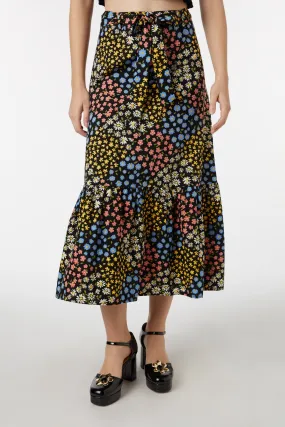 Erasable Logo Patch Chill Wear Wendy Floral Skirt