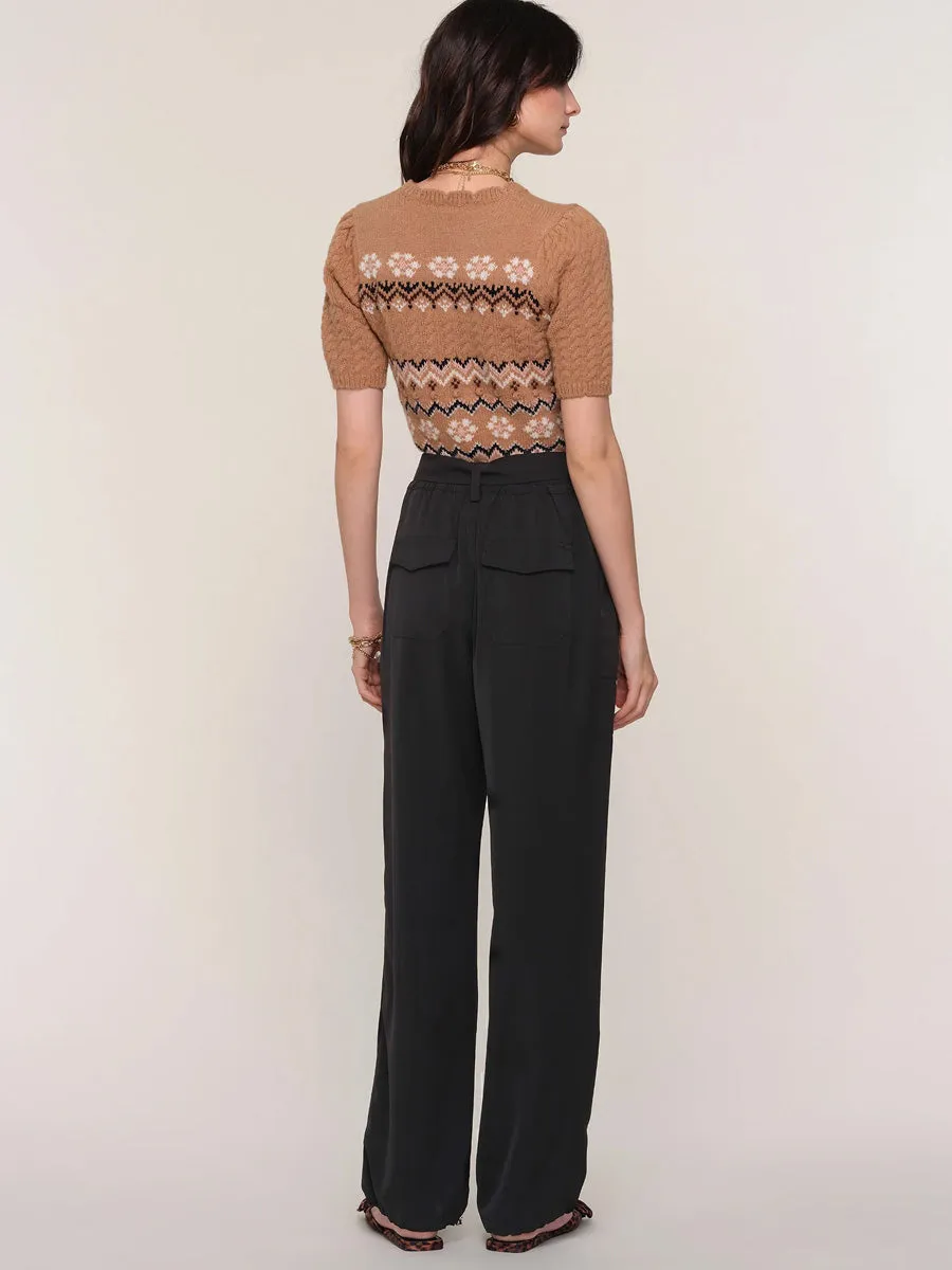 Minimal Edge Sporty Comfort Fit MARSHA PANT - BLACK