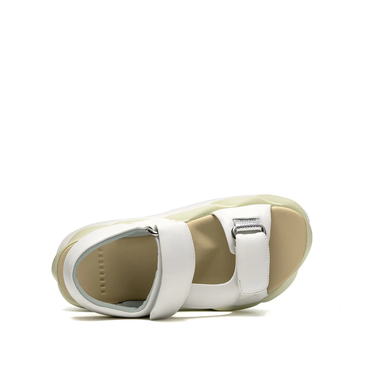 MELLOW VIVA WHITE Poolside Look Comfort Sandals