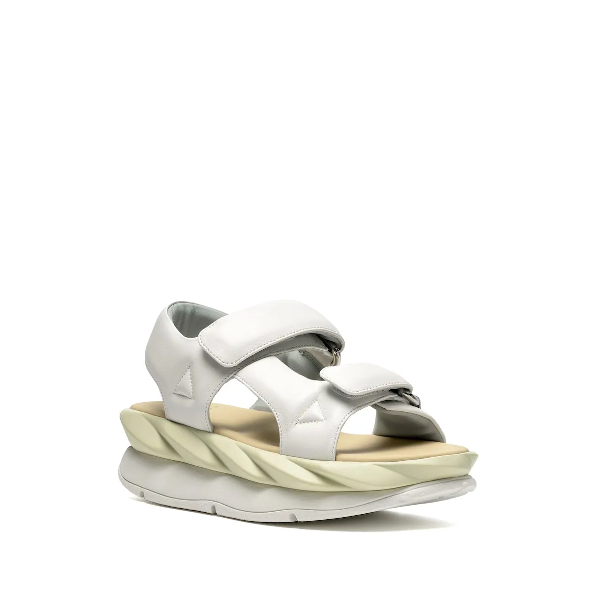 Cut Outs wedge sandals MELLOW VIVA WHITE