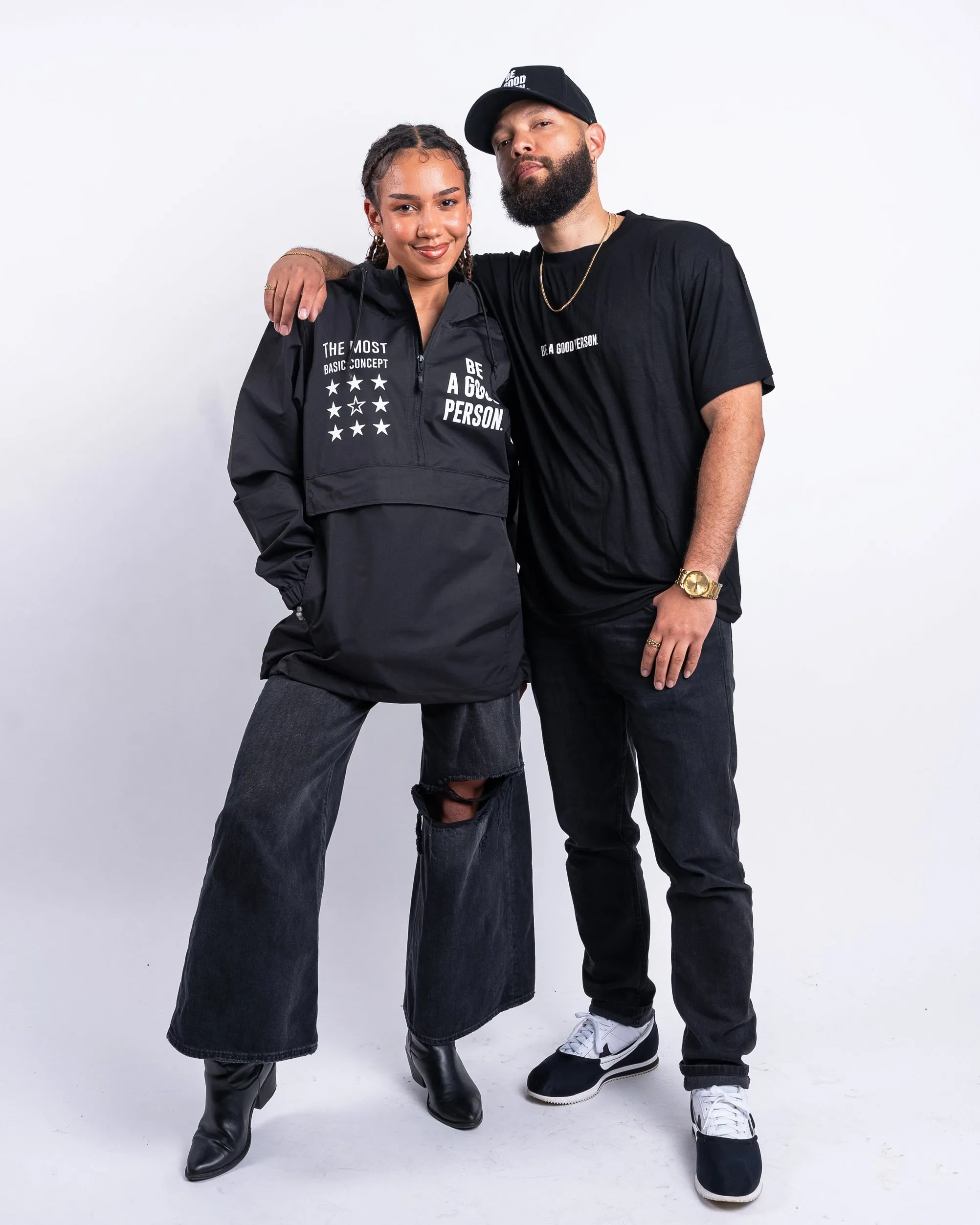 Pre Shrunk Fabric Signature Anorak - Black