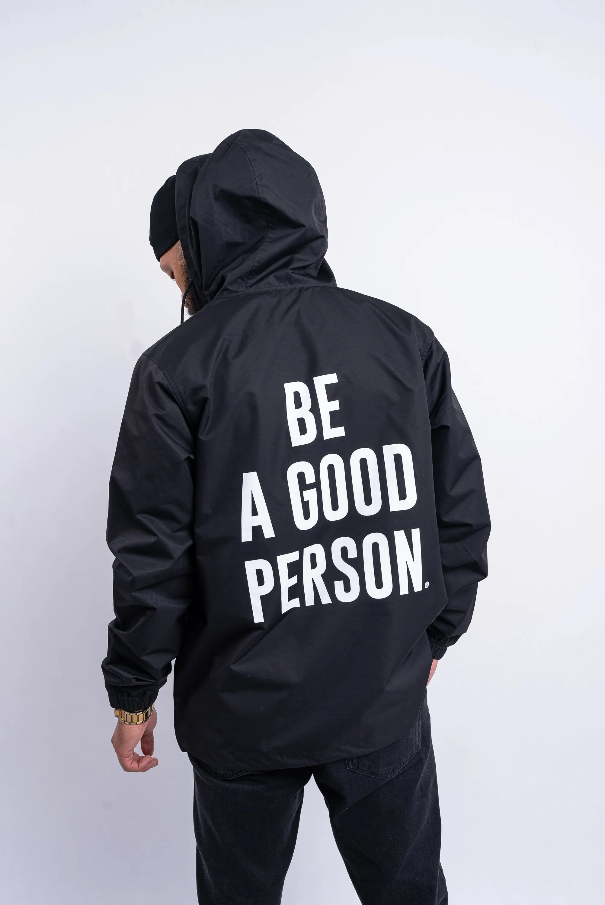 Signature Anorak - Black Trendy Look Athletic Wear