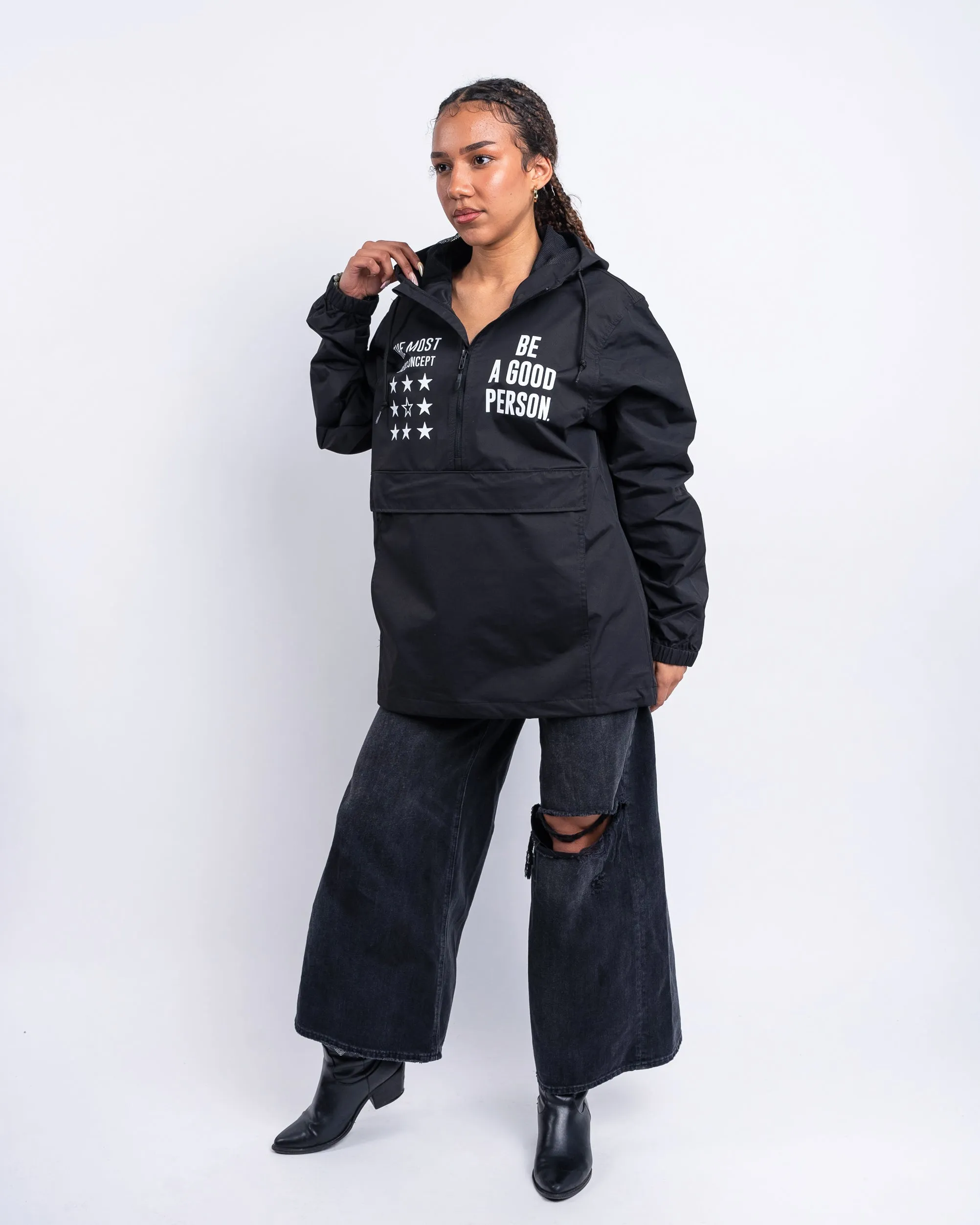 Signature Anorak - Black Versatile Fit