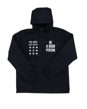 Eastern style Signature Anorak - Black