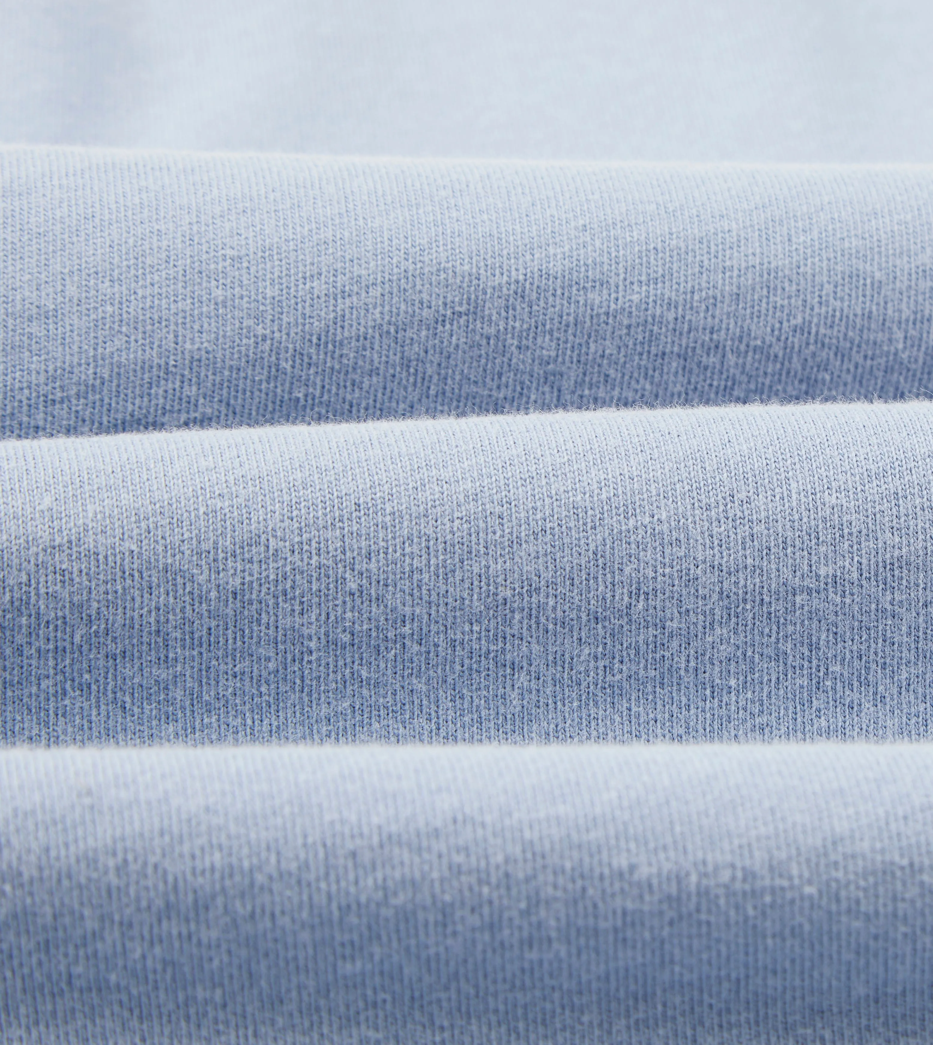 Light Indigo Cotton Crew Neck Hiking T-Shirt Collared formality