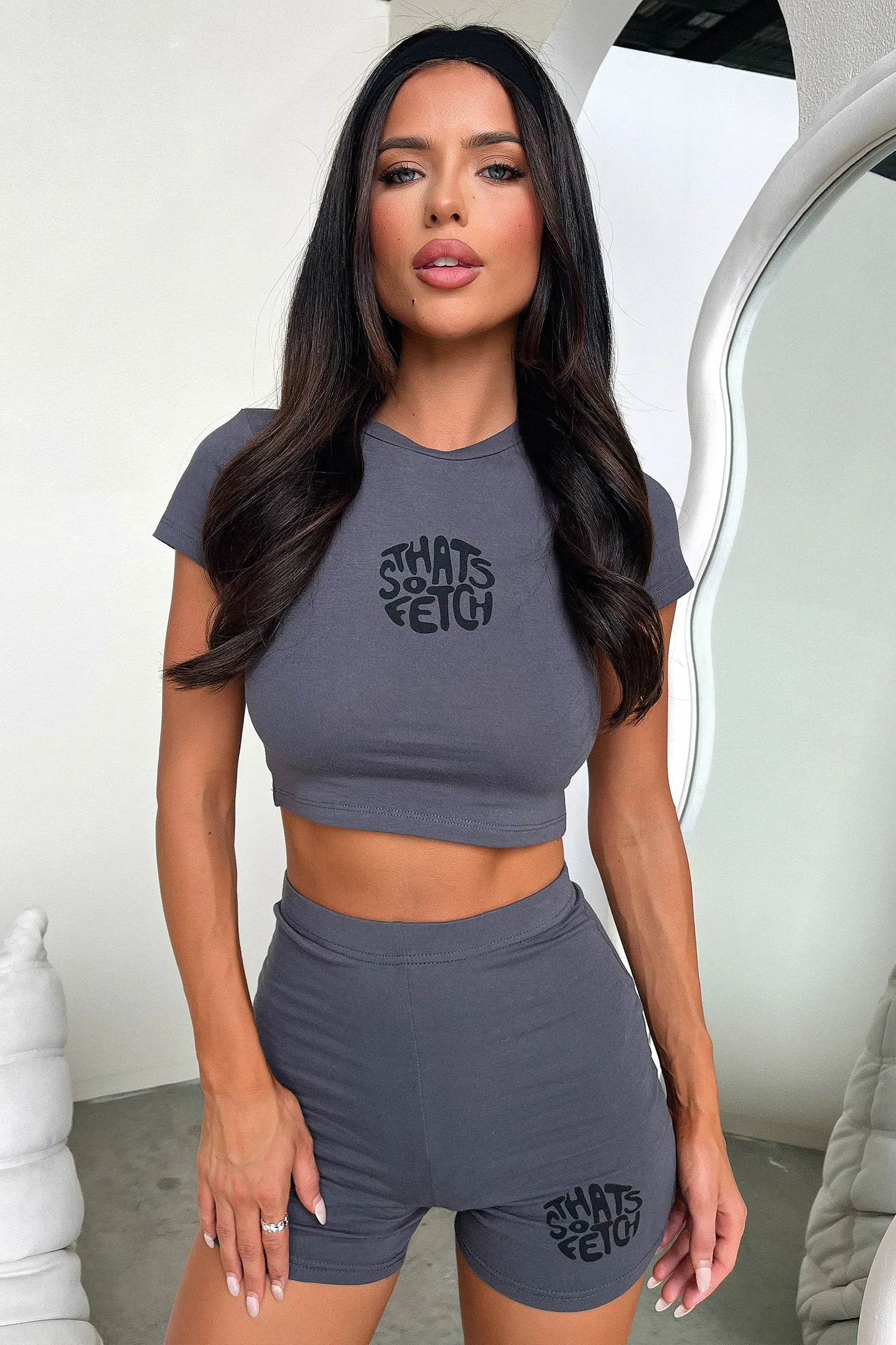 Ultra Soft Blend Beckham Baby Tee - Charcoal