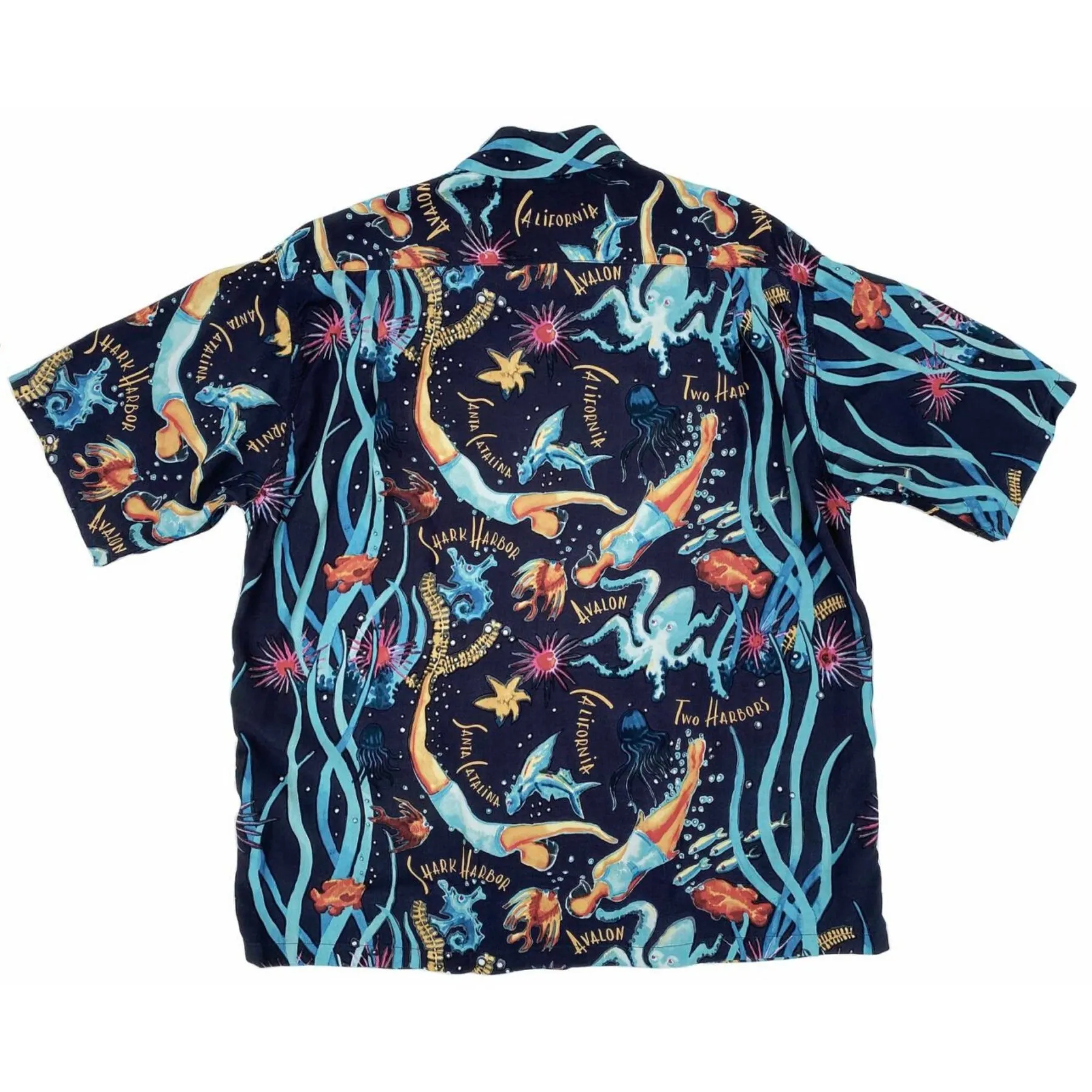 Rock 'N' Roll Shirt "Catalina" - Black Trendy Look