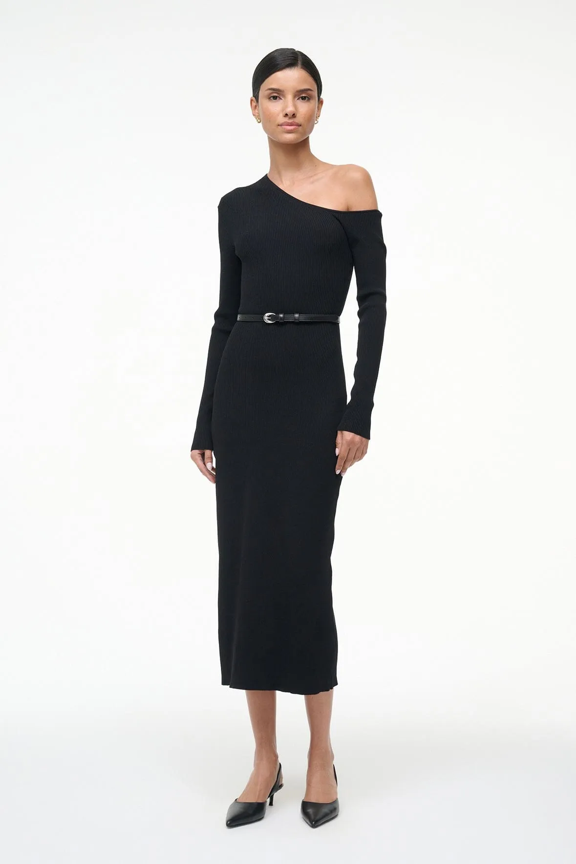 LOIS DRESS | BLACK Chilly Weather Layer