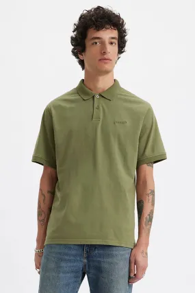 Hypoallergenic Inner Layer Classic Crew Neck Authentic Polo Bluish Olive