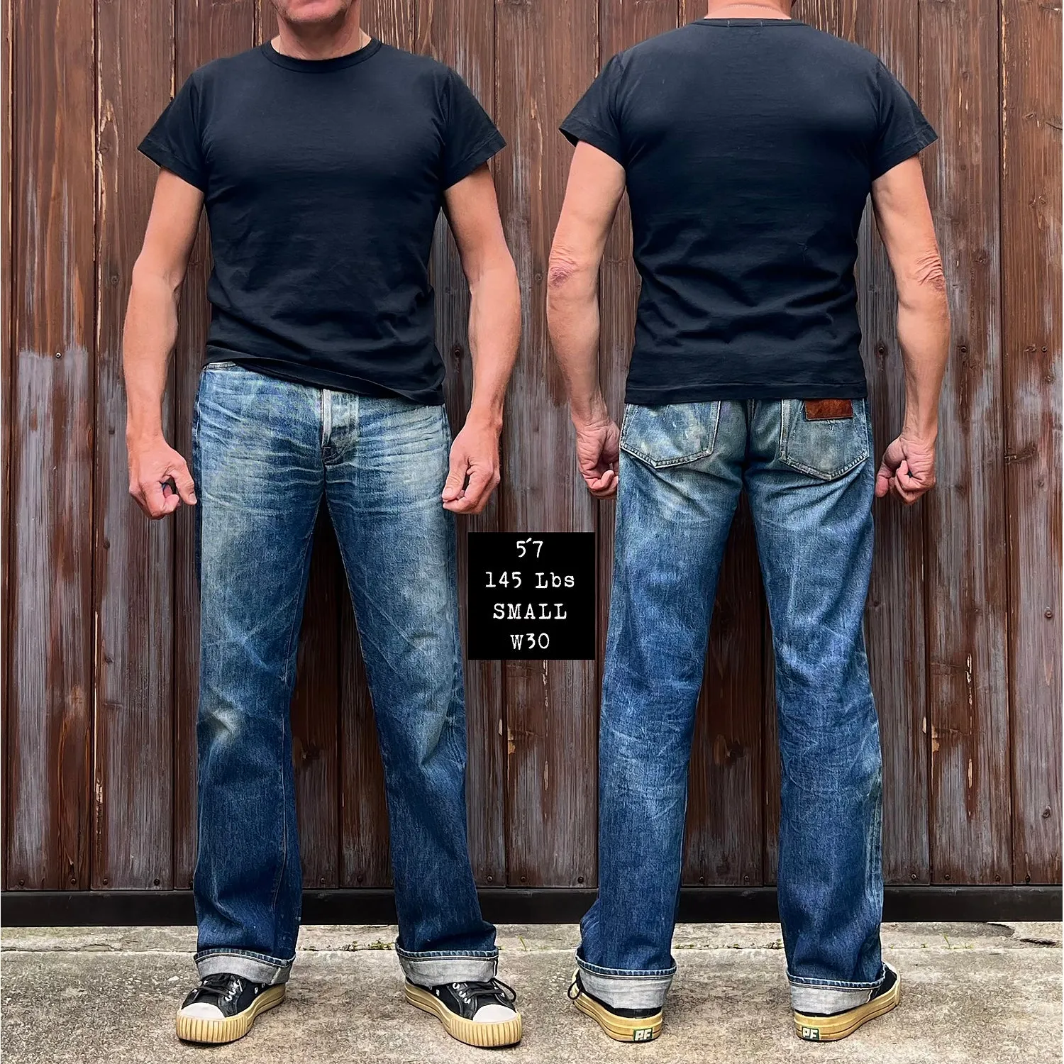 Skivvy T-Shirt - Black Button Down Collar Style