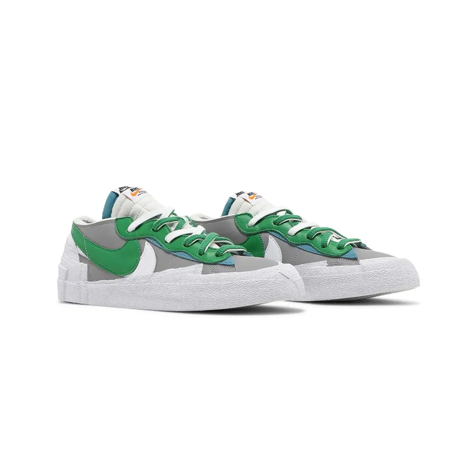 Comfort Lifestyle All-Purpose Wear Nike Blazer Low x Sacai 'Medium Grey Classic Green'