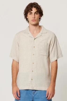 Bowler Check Shirt Natural Check Formal Shirt SweatAbsorbent
