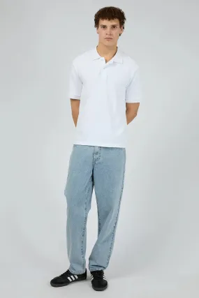 Waffle Polo White UV protection coating