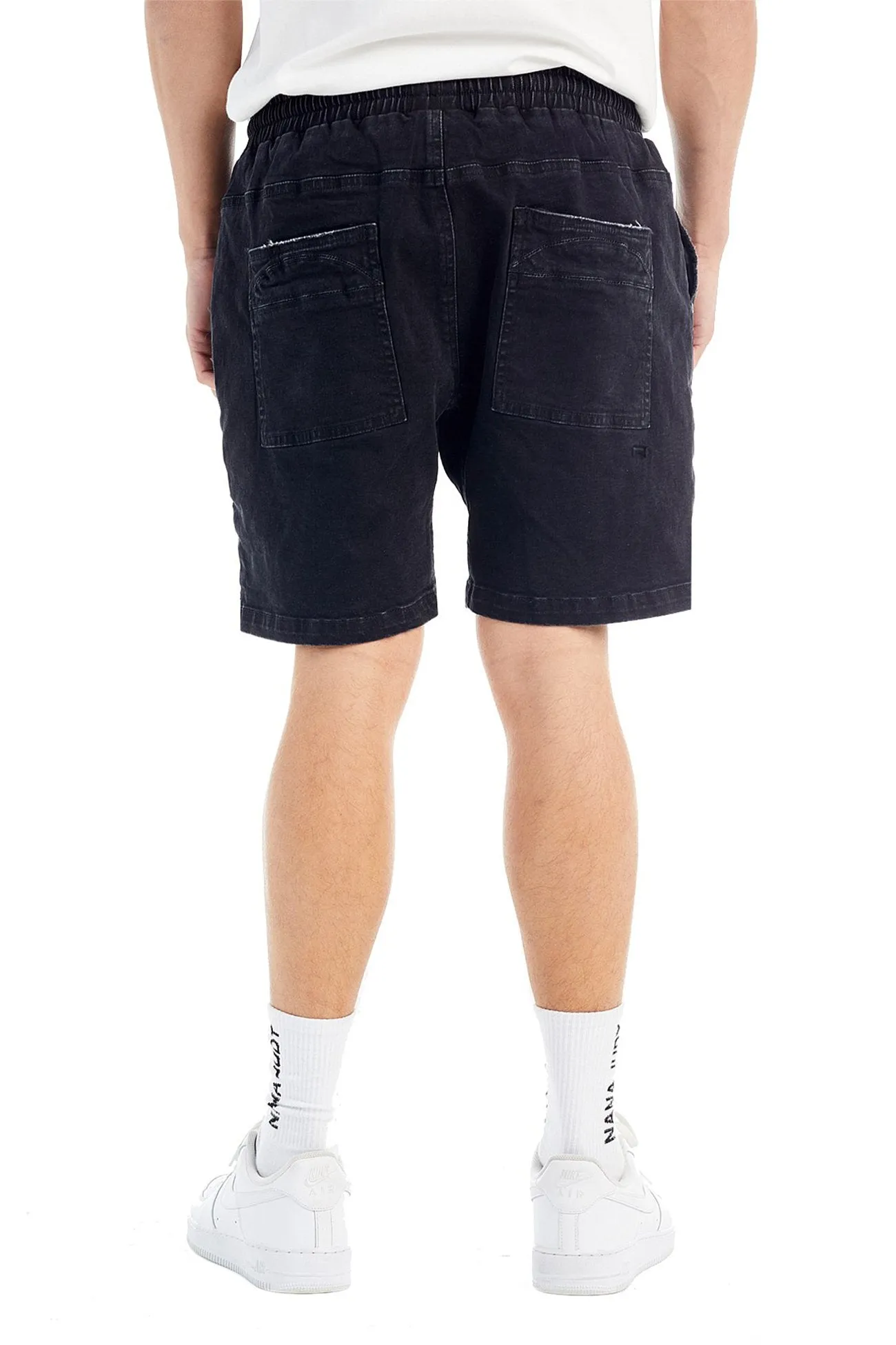Union Jogger Short Black Stone Slim Look