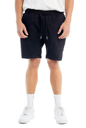 OrganicCottonBlend Union Jogger Short Black Stone