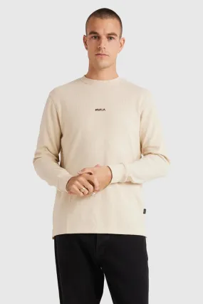 Union Waffle Long Sleeve Natural Classic Crew Neck
