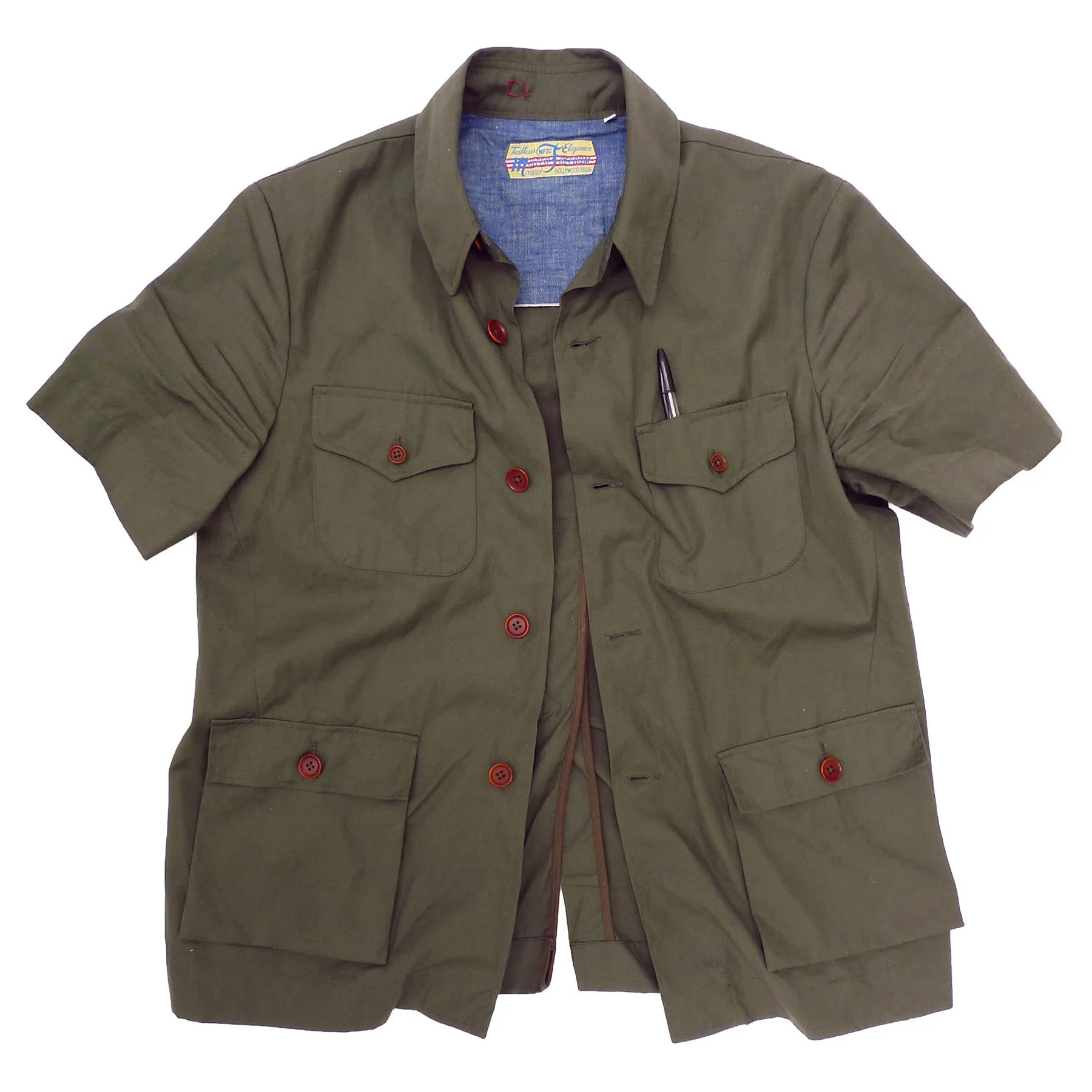 Casual Comfort Petite Cut Le Continental Shirt - Bush - Warehouse