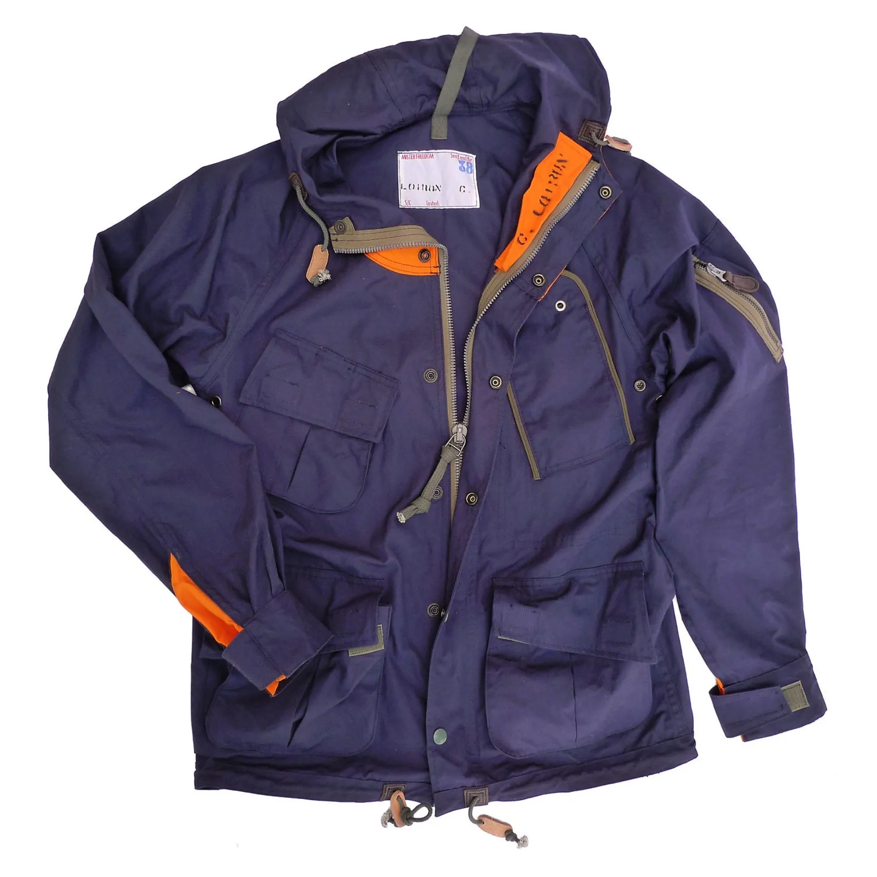 Skipper Jacket - Navy - Warehouse Magnetic Closures OdorControl Treatment