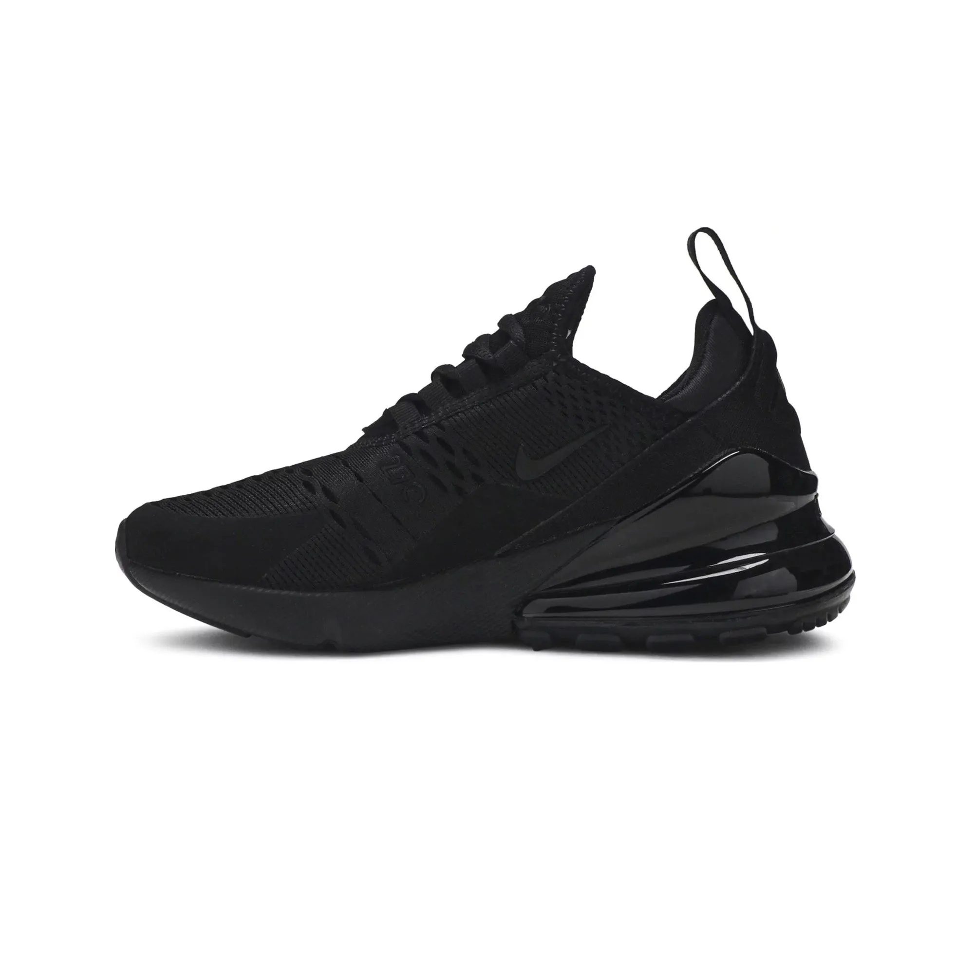 Nike Air Max 270 'Triple Black' Women's (2018) Run Trail Ventilated Mesh
