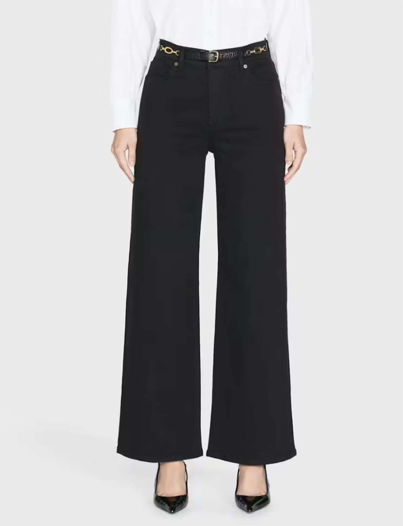 Lightweight Morning Stroll Durable Le Slim Palazzo, Black