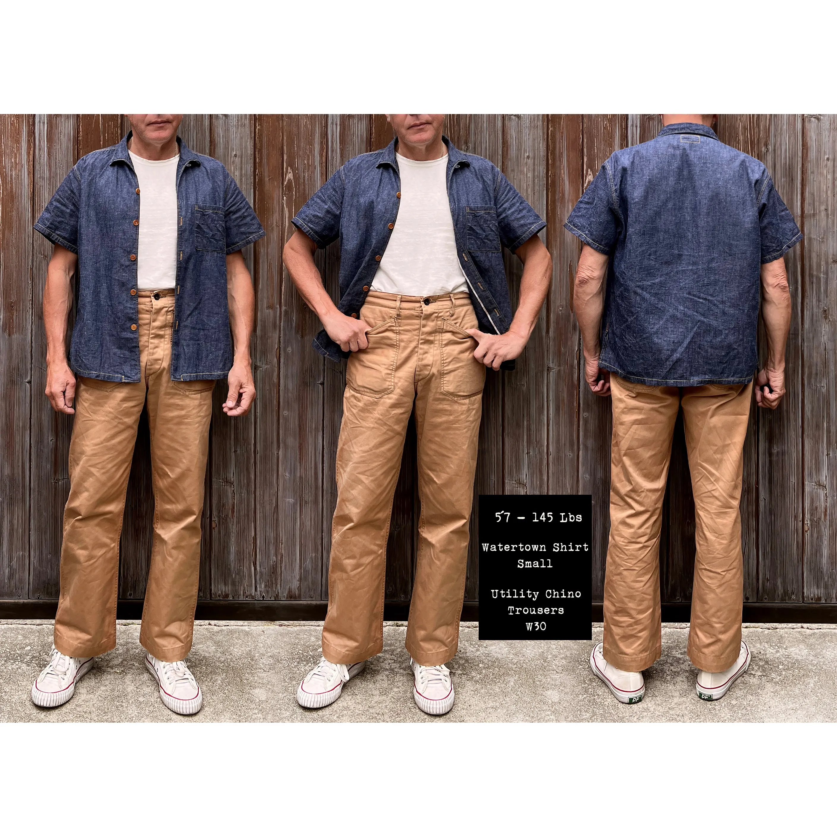 Day To Night Modern Relaxed Utility Trousers - BR Chino