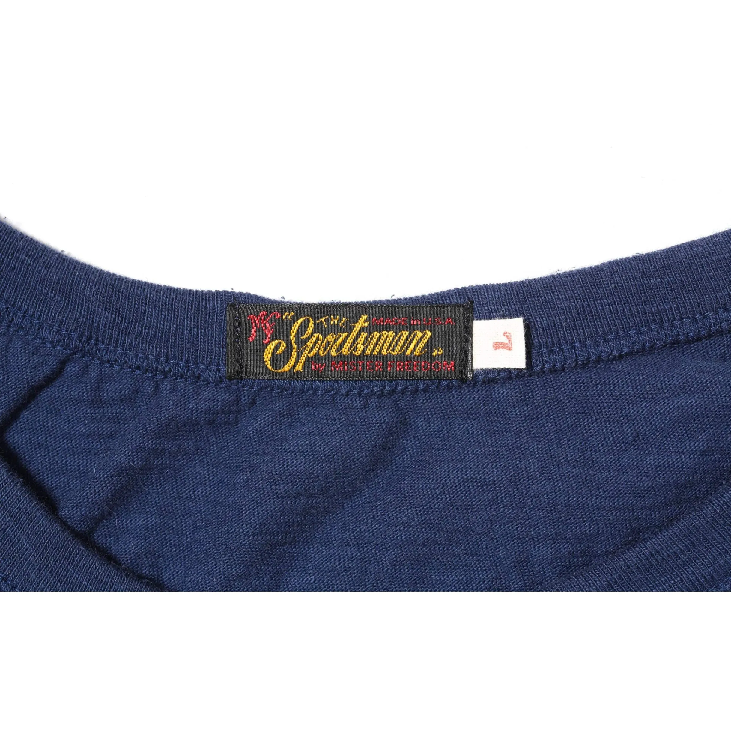 Soft Touch Tagless Neckline Design ??BRONSON?? Tank Top - Navy Blue