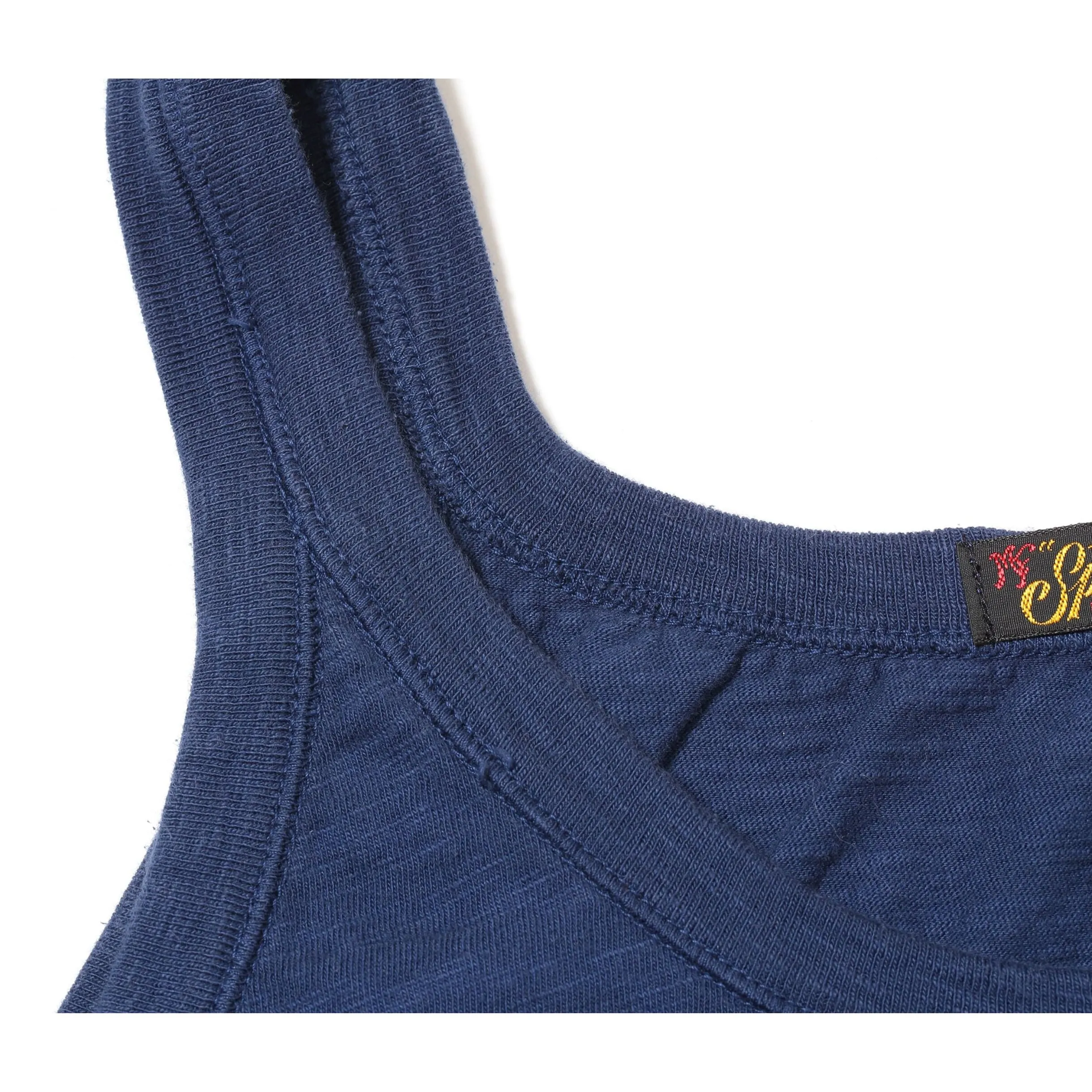 WideNeckOpening Winter Hoodie ??BRONSON?? Tank Top - Navy Blue