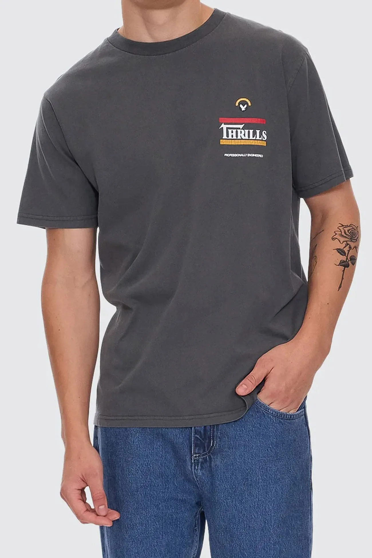 Responsible Merch Fit Tee Merch Black Casual Tee Moisture Control Technology