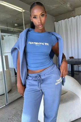 Effortless Fashion Relaxed Vibes Series 7 Tee - Blue