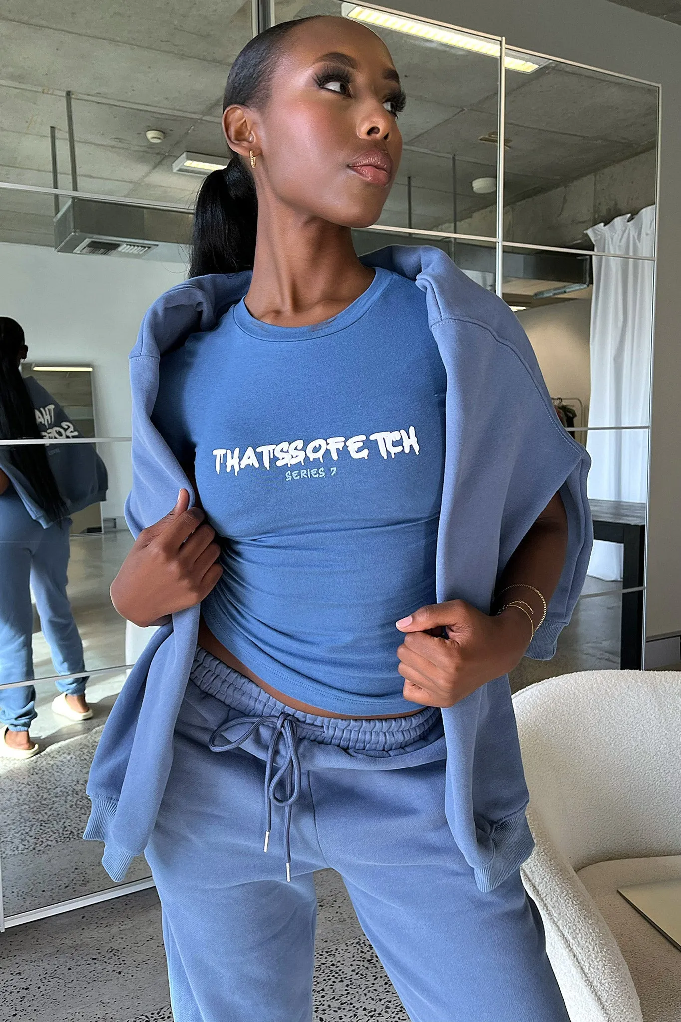 Series 7 Tee - Blue hypoallergenic