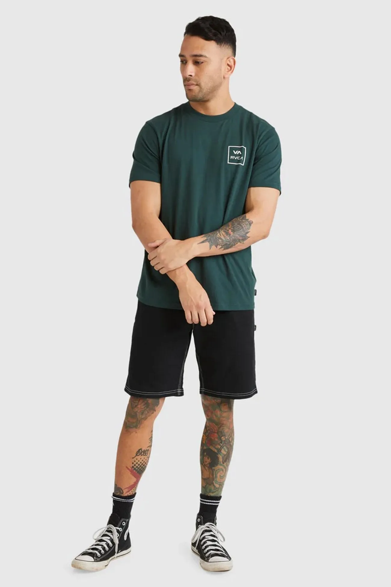 VA All The Ways Short Sleeve Tee Hunter Green Multi Pocket Functional Design