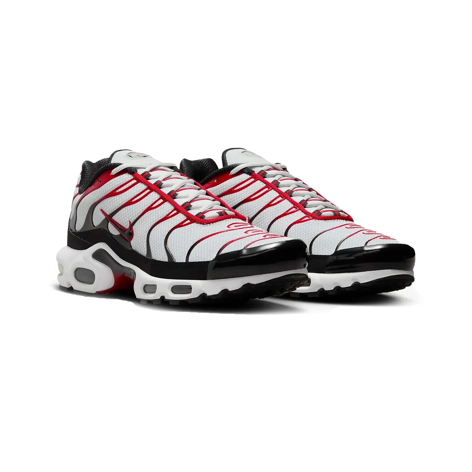Weekend Ready Nike Air Max Plus TN 'Pure Platinum Black University Red'