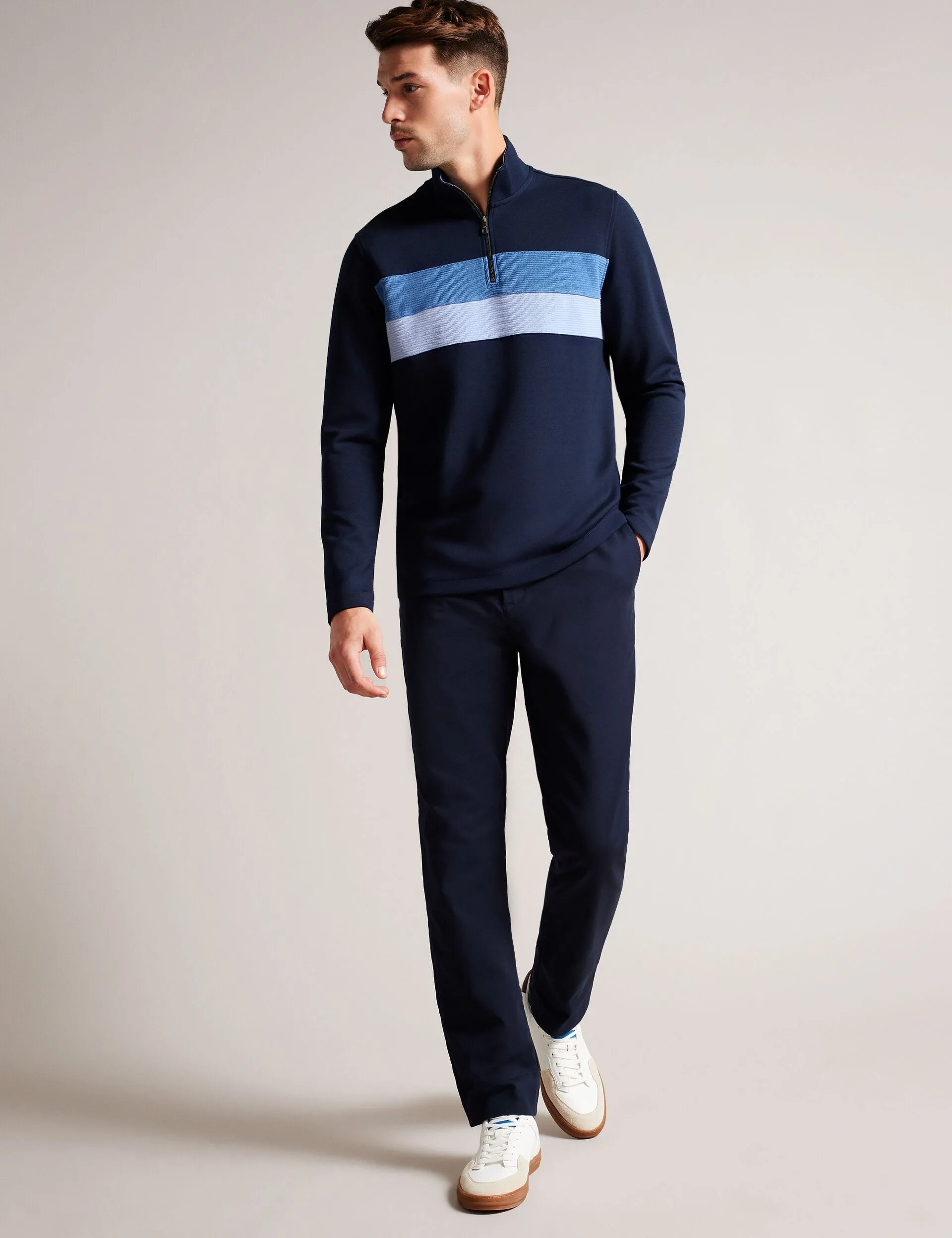 Knit texture VELLER | NAVY