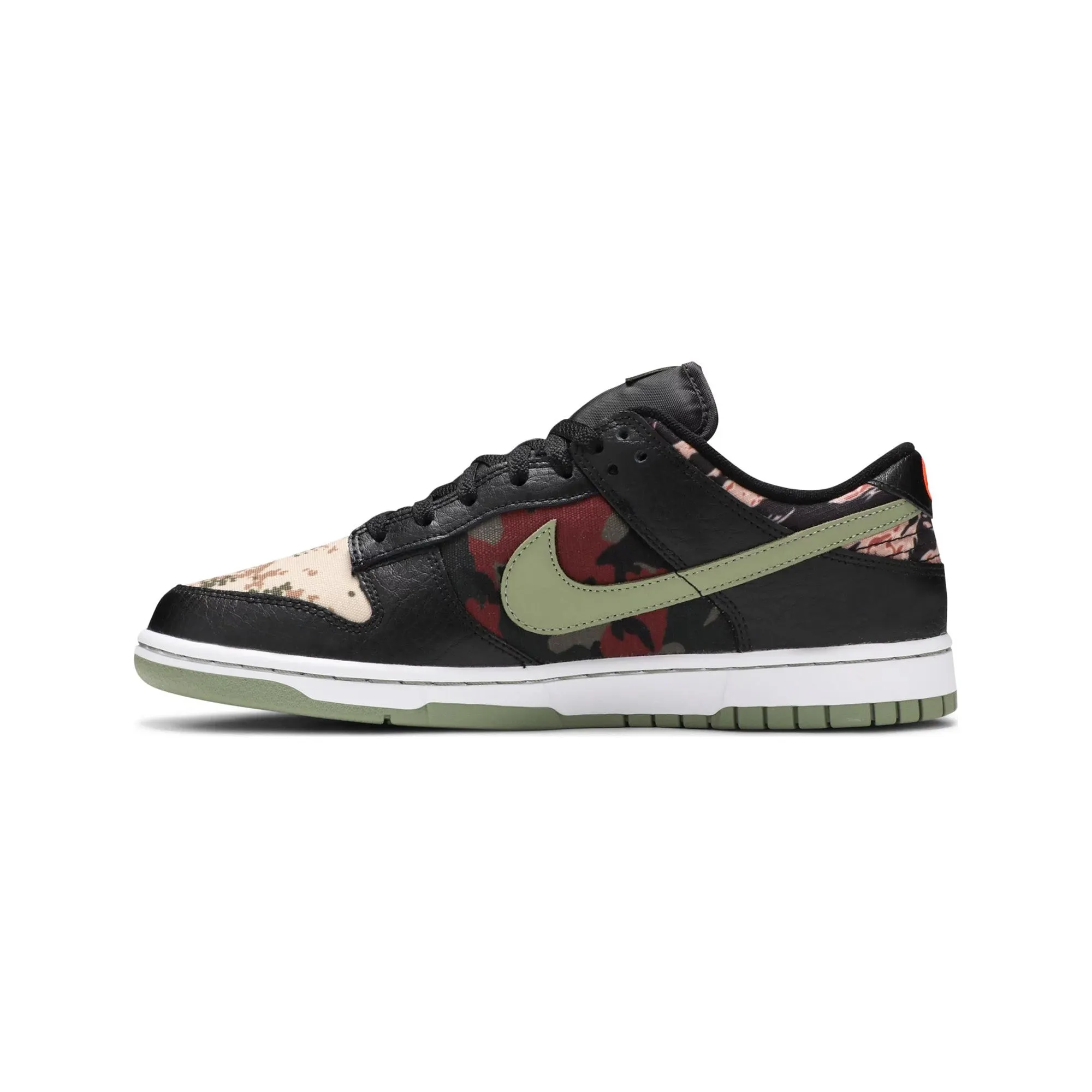 Comfort Midsoles Nike Dunk Low 'Black Crazy Camo' (2021)