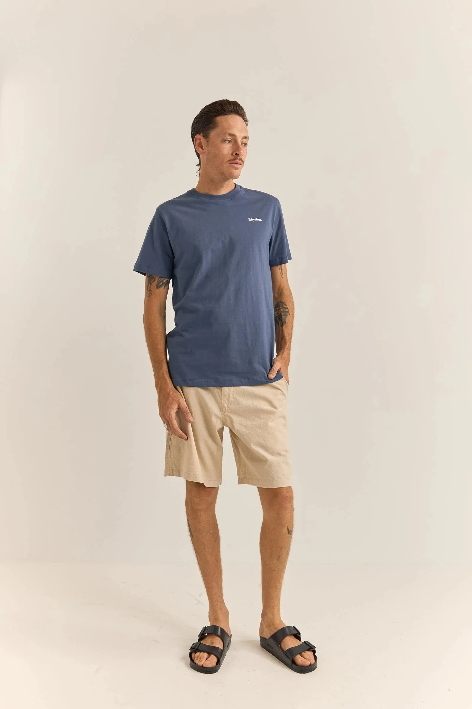 Sporty Vibe Essential Linen Short Bone
