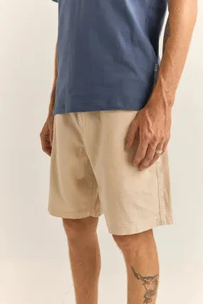 Trendy Comfort Day To Night Essential Linen Short Bone
