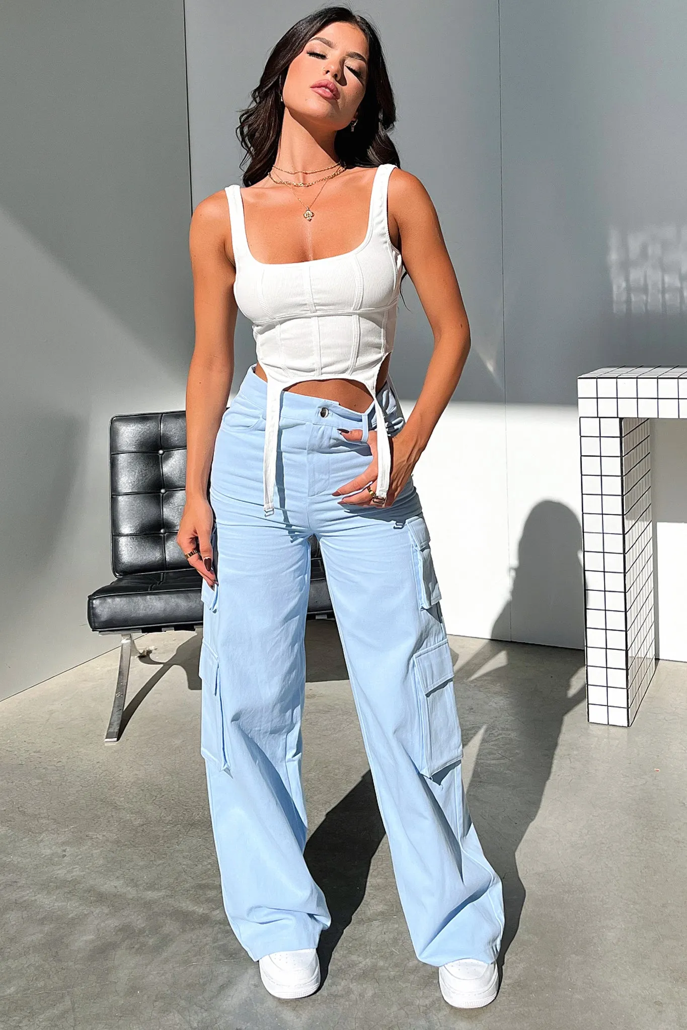 Venus Cargo Pants - Blue Functional Comfort Wear