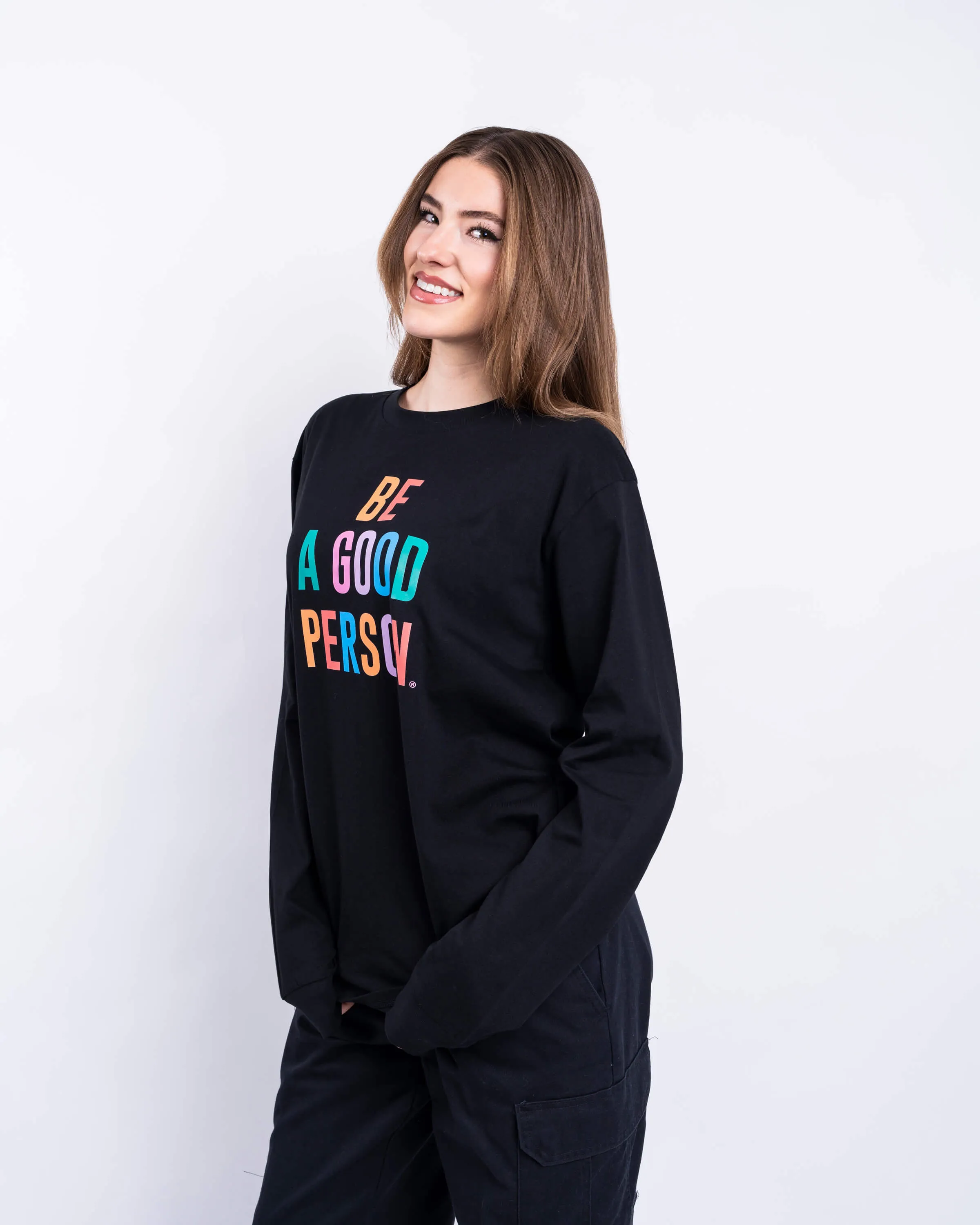 Odor Resistant Material Versatile Base Layer Signature Long Sleeve - Black Color Spectrum