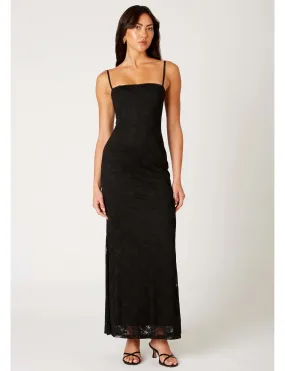 Vetiver Dress, Black Timeless Vibe Flattering Waistband
