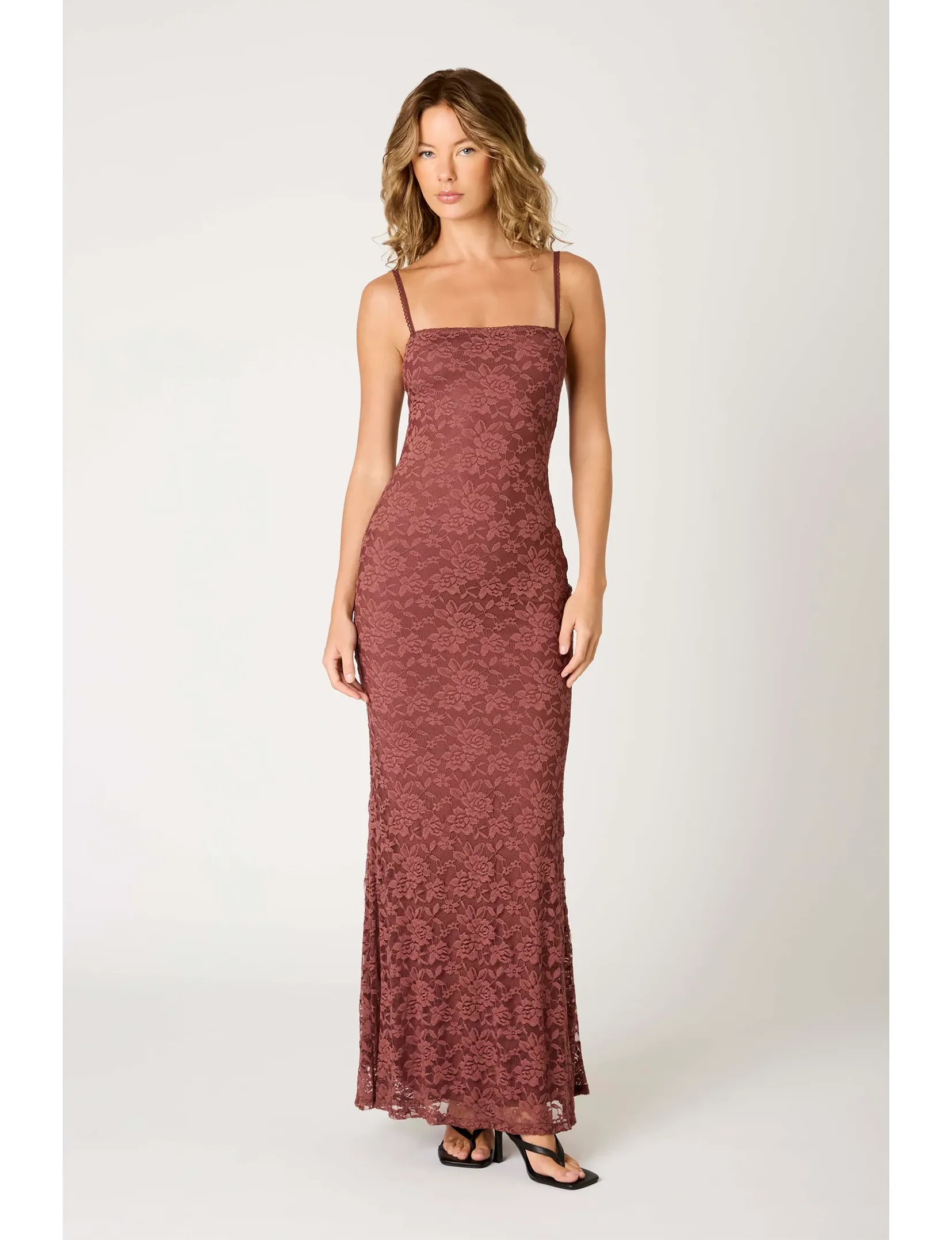Vetiver Dress, Cocoa custom-fit