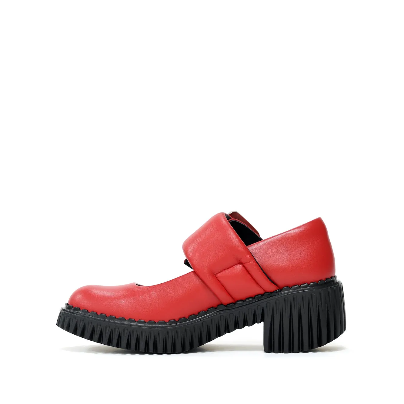 PLITA JIN RED Designer Wedding Shoes Comfortable Backstrap