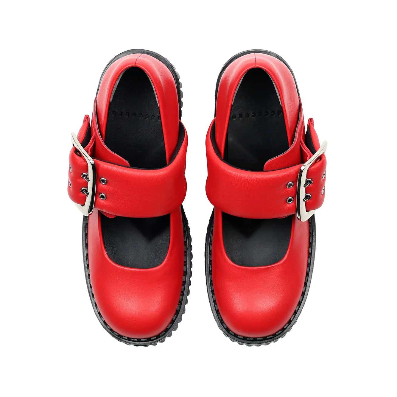 Luxe Heeled Sandals Indoor PLITA JIN RED