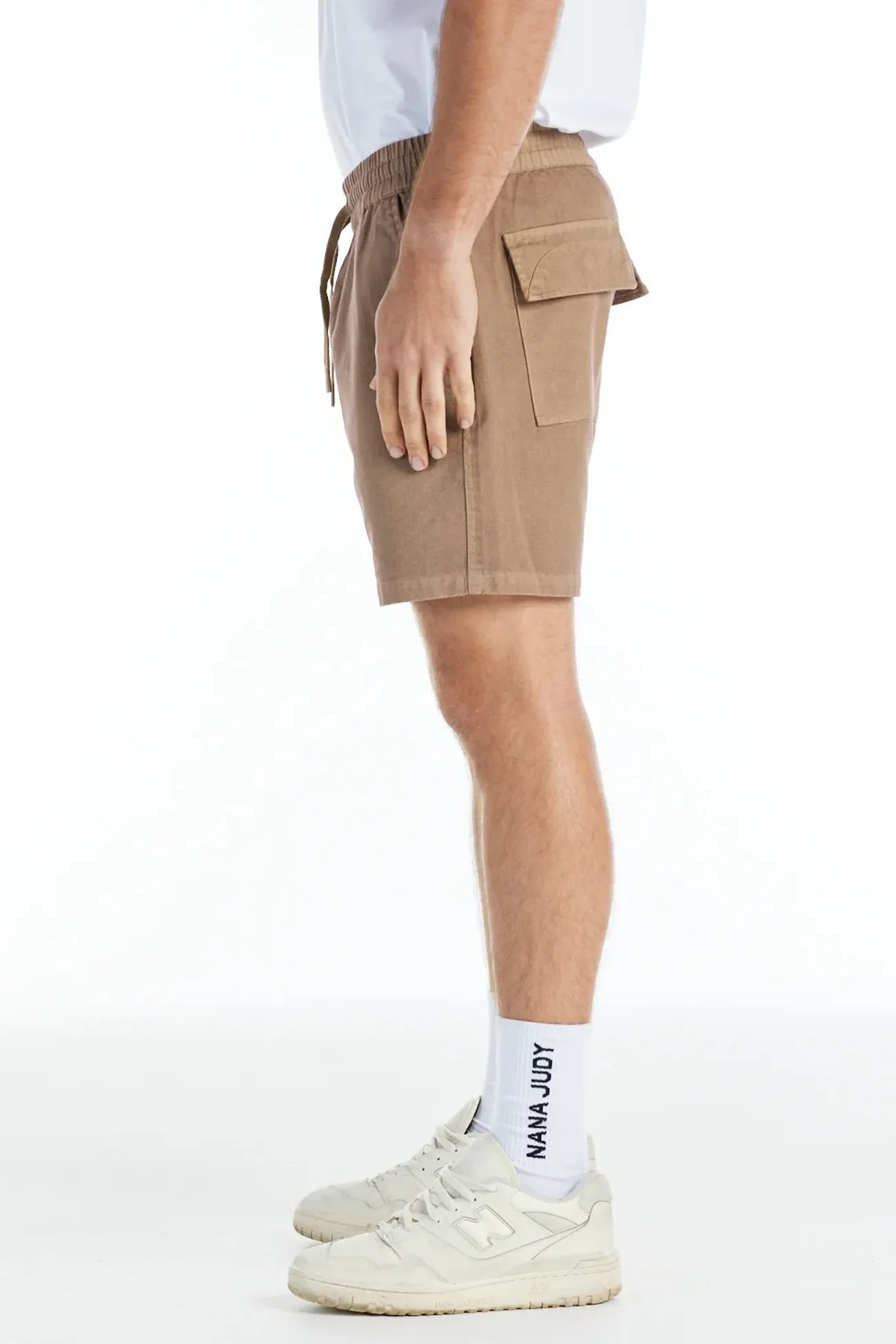 Comfy Waistband SlimFit Villa Short Taupe