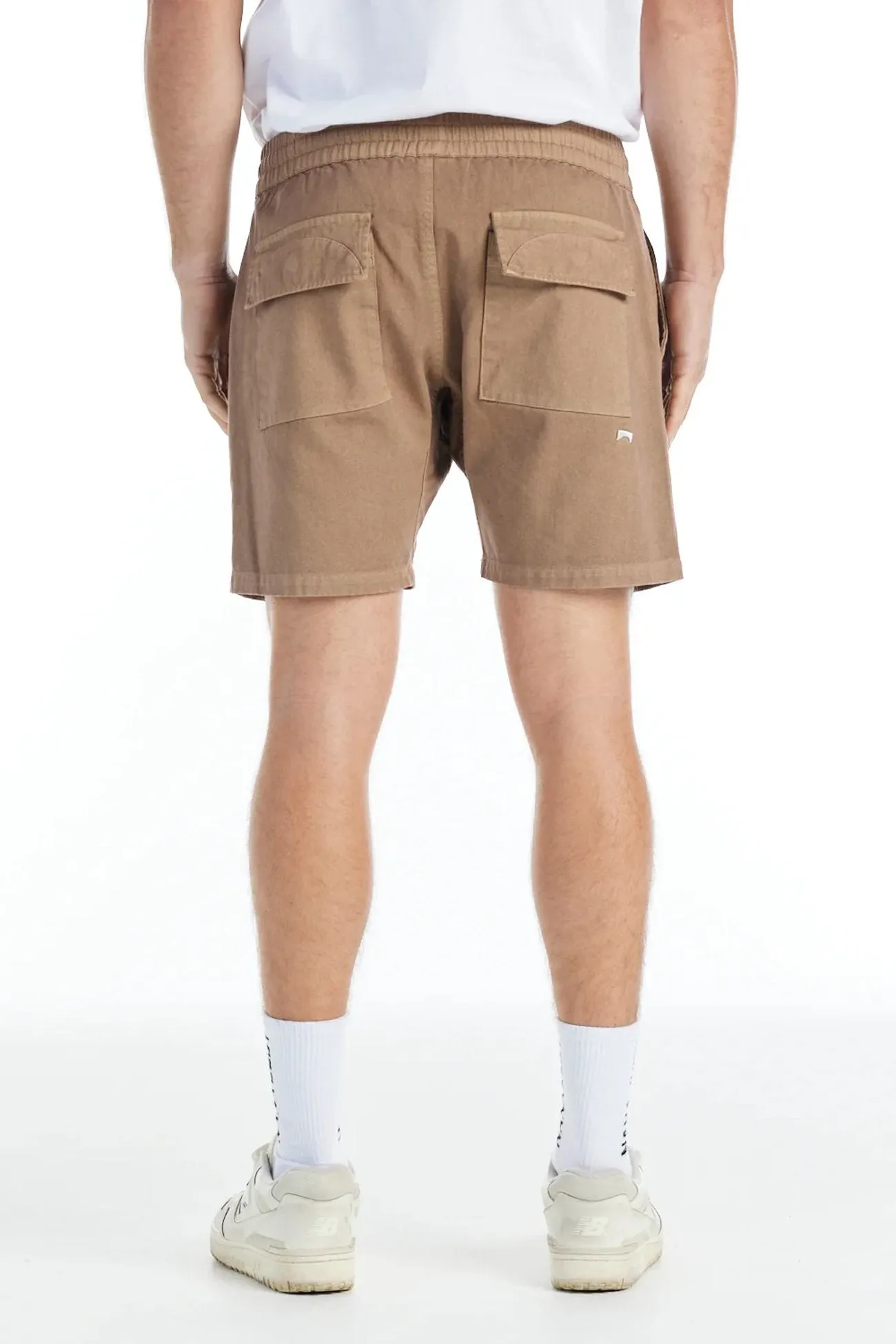 Stretch Waist Free Movement Villa Short Taupe