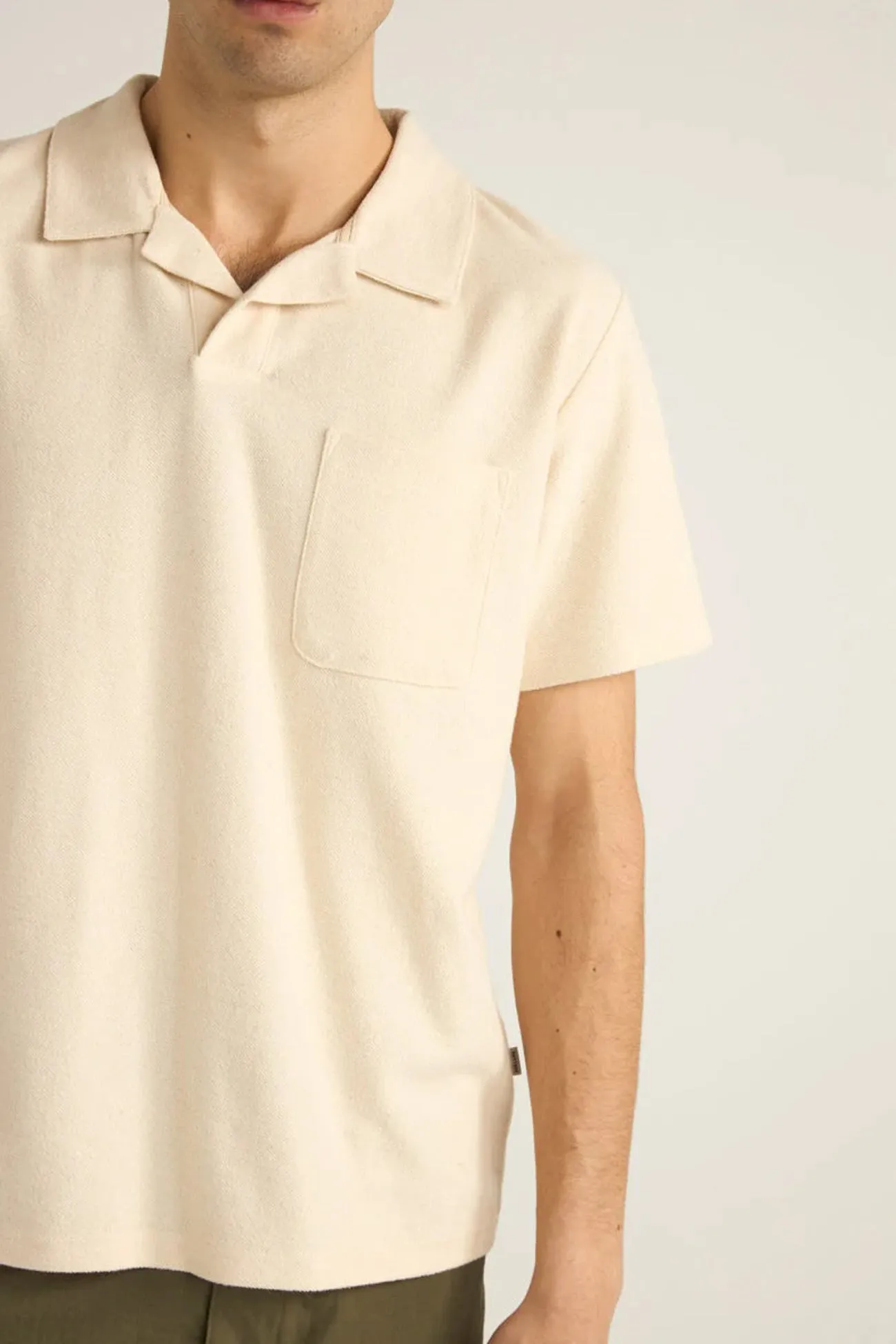 Vintage Terry Polo Natural Flexible Waistband Anti Static Treatment