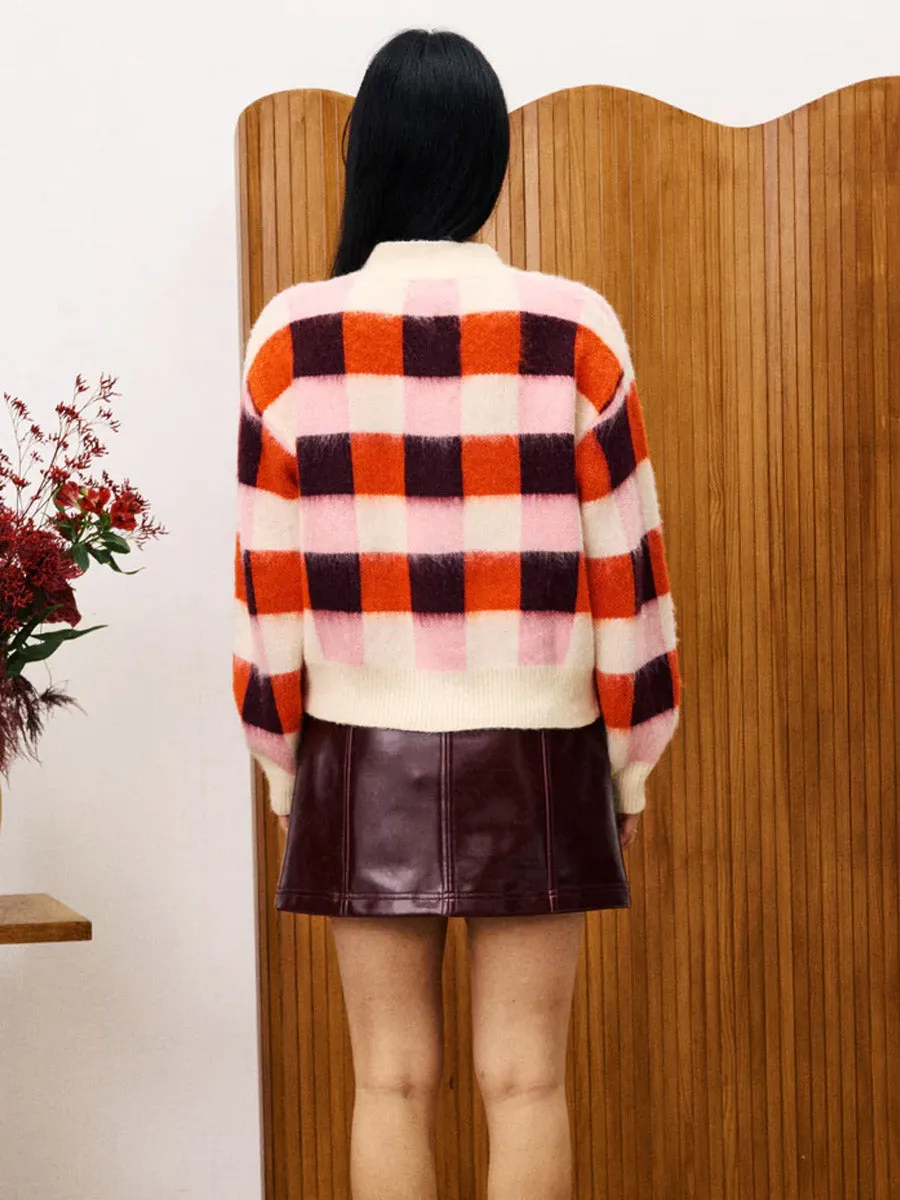 VIOLA CARDIGAN - ROSE CarbonNeutral Production