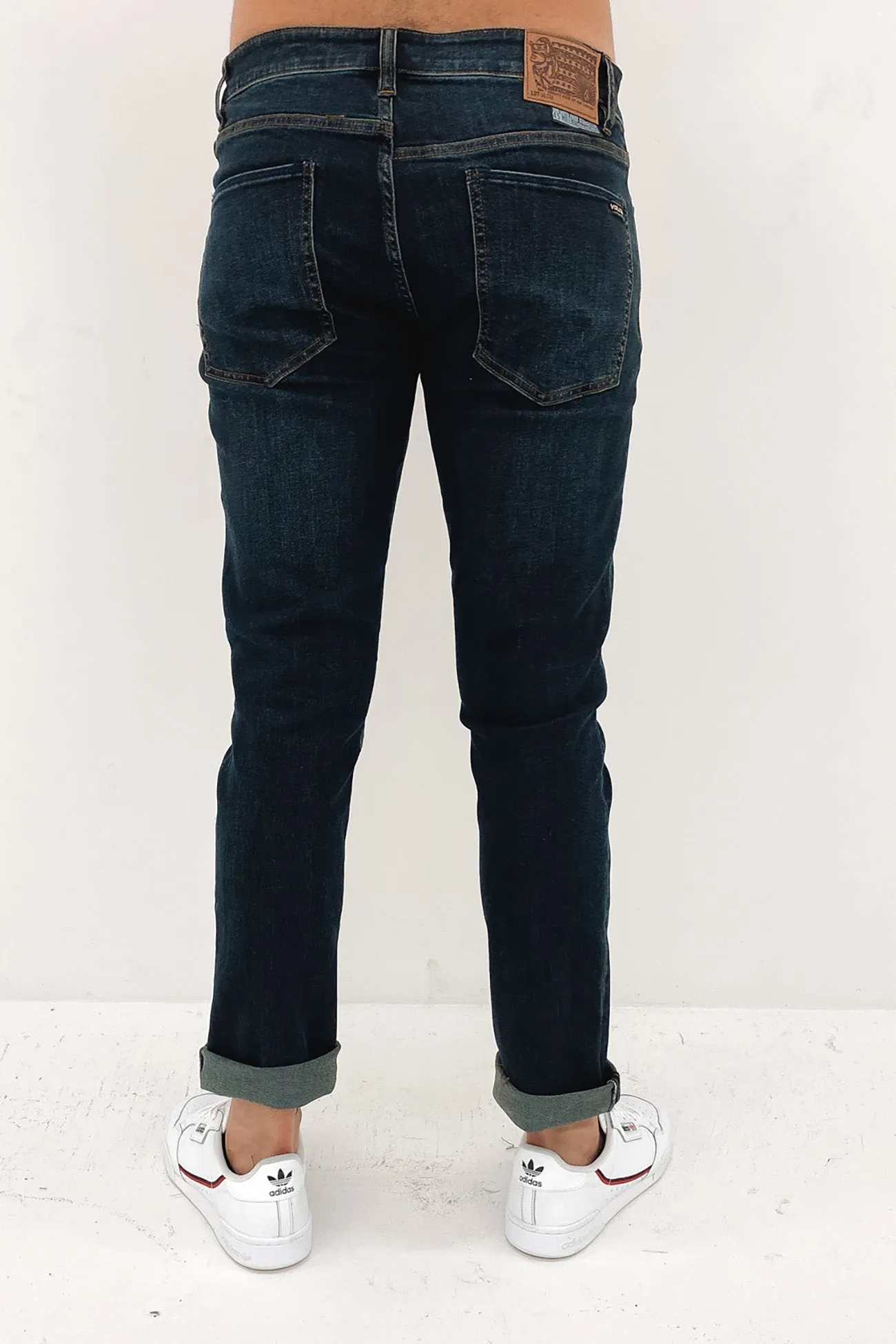 Vorta Slim Straight Jean Vintage Blue UV Protection Flexible Knee Panels
