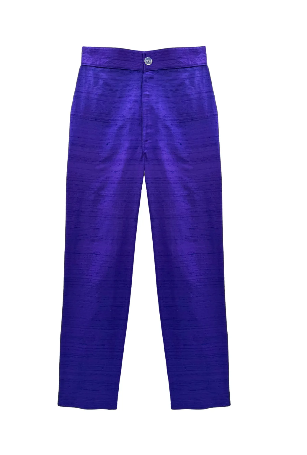 Abrasion Resistant Surface Buru x Kristin Kennedy Cropped Cigar Pant - Violet Silk