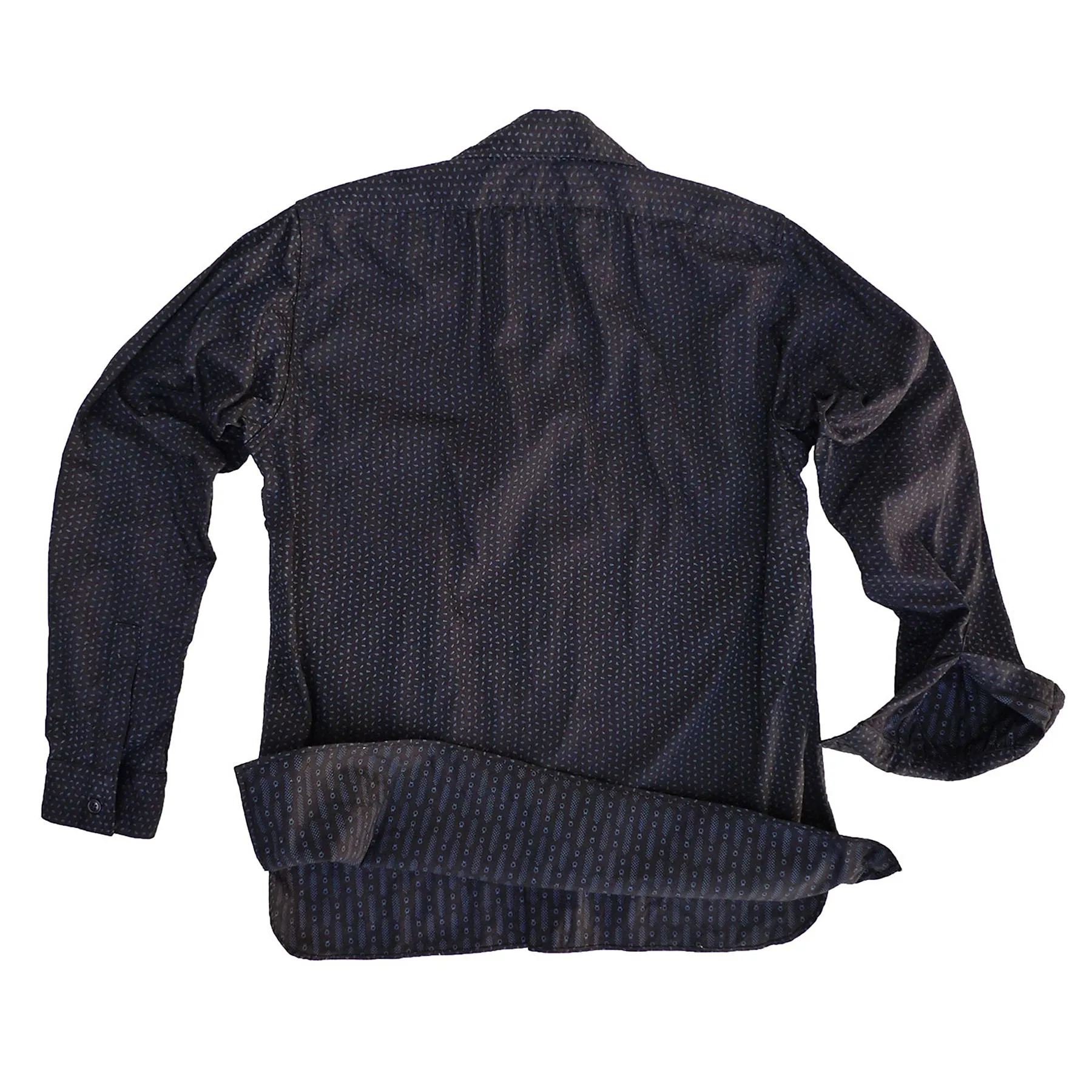 Timeless elegance High-Quality Fabric Liquette Manouche - Double Indigo Calico - Warehouse