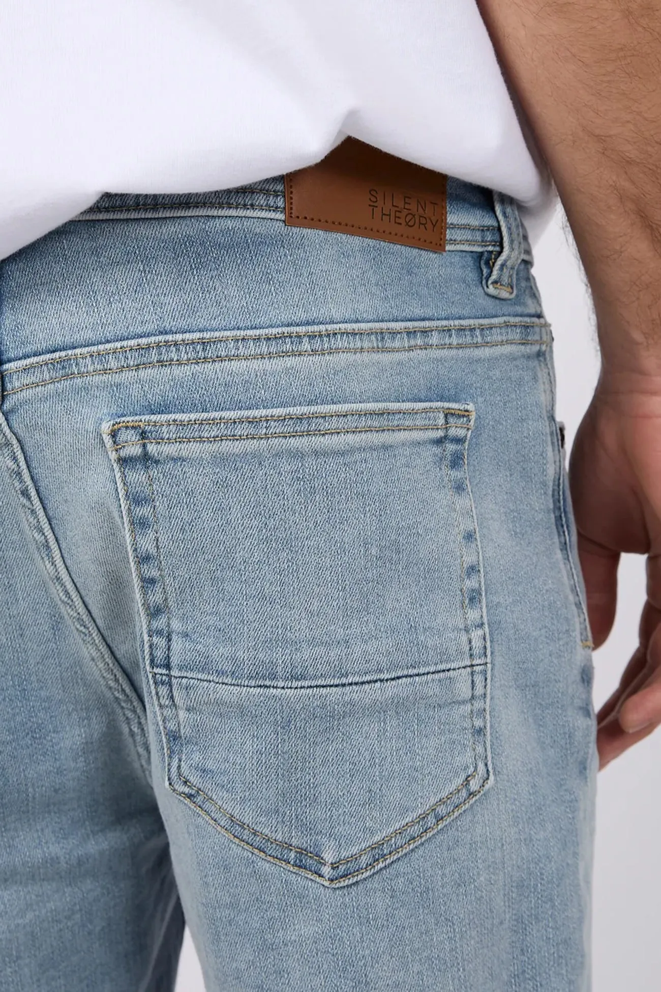 Eco Friendly Dyeing Shadow A2 Short Denim